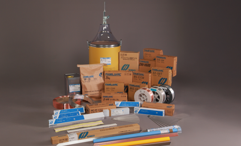 神戸製鋼所の溶接材料ラインナップ